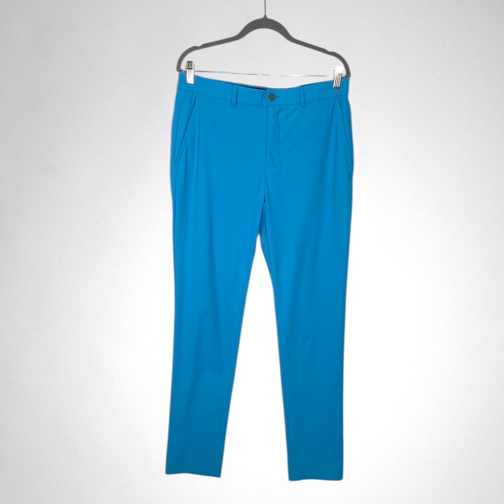 STATE OF MATTER Mens Golf Pants 32x34 Blue Stretch Performance Flat‎ Front